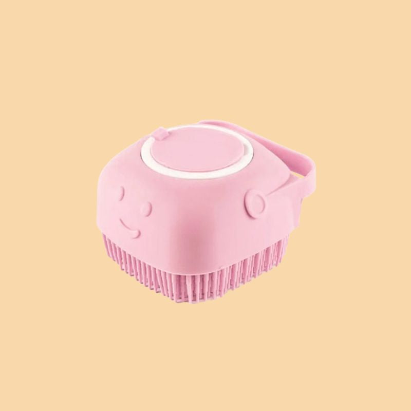 Brosse à Shampoing en Silicone Doux