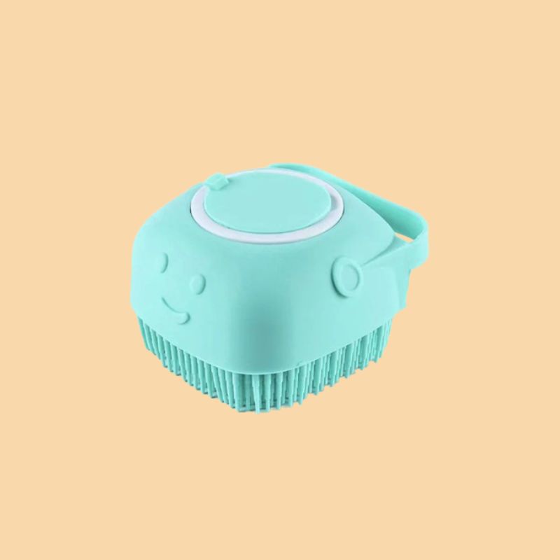 Brosse à Shampoing en Silicone Doux